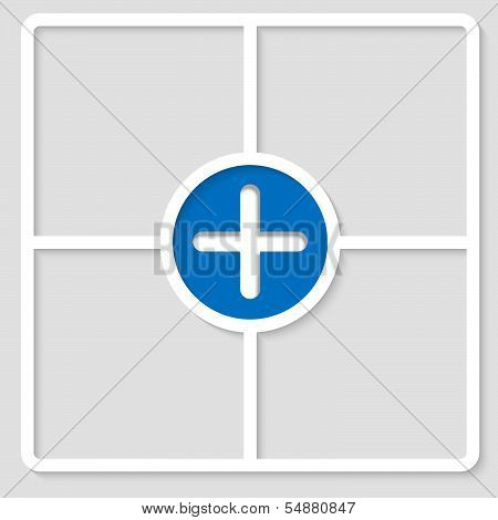 Abstract Frame With Plus