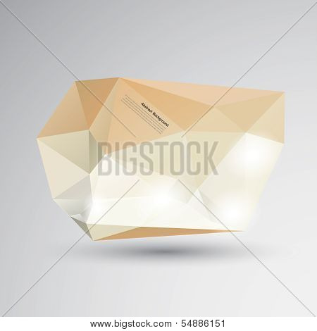 Vector abstract background. Polygonal pattern