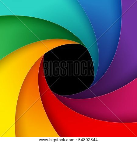 Swirly colorful paper background