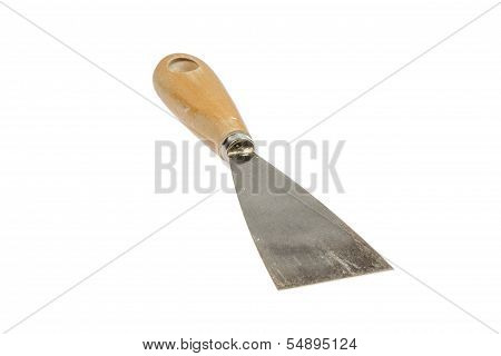 Spattle Isolated On White Background