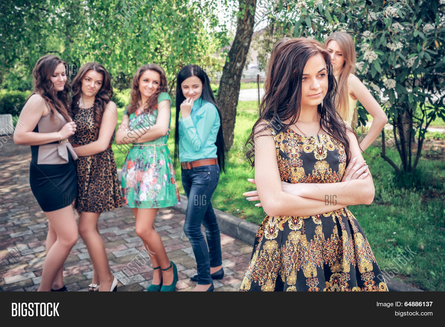 Upset Teenage Girl Image Photo Free Trial Bigstock