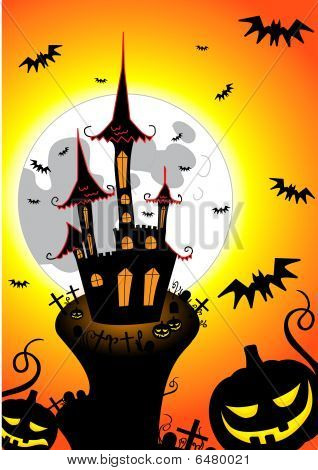 Haloween kammottava linna
