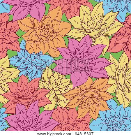 Seamless floral background