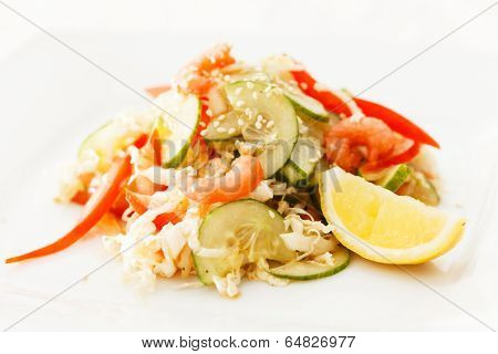 salad with chicken