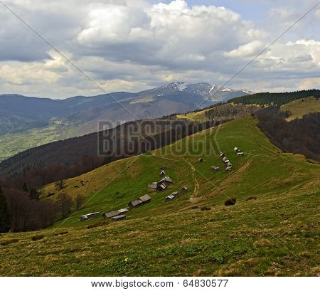 Mountain Carpathian Landscape
