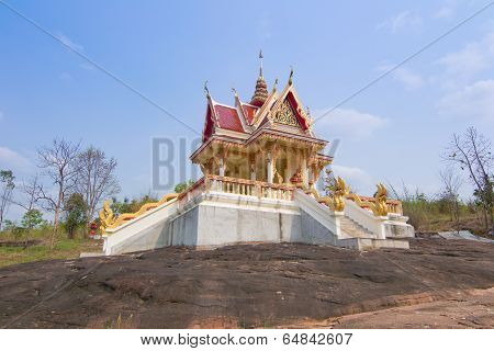Wat on a mountain  at  Dansai, Loei, Thailand