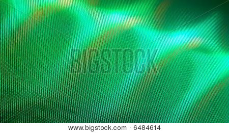 Luminous Green Wall