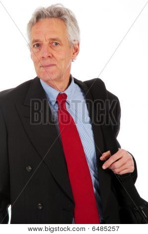 Oudere zakenman