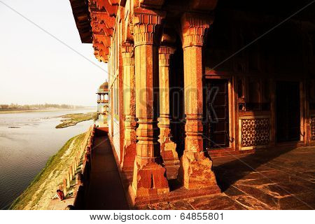 Itmad-Ud-Daulah's Tomb at Agra, Uttar Pradesh, India