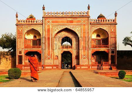 Itmad-Ud-Daulah's Tomb at Agra, Uttar Pradesh, India