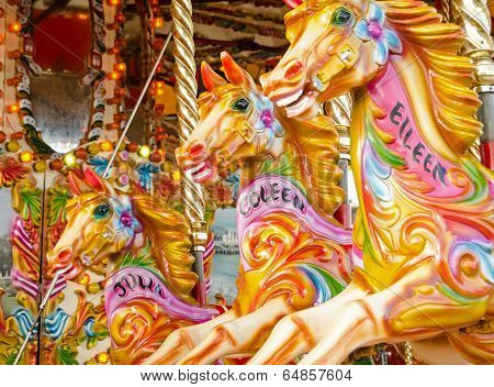 Fairground horses