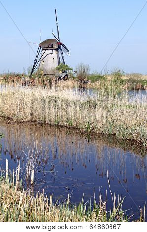 Windmills At Kinderdijk, Netherlands