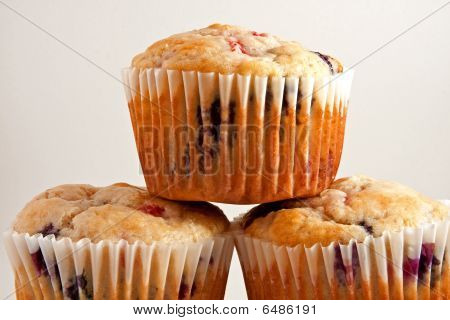 Tre bær Muffins