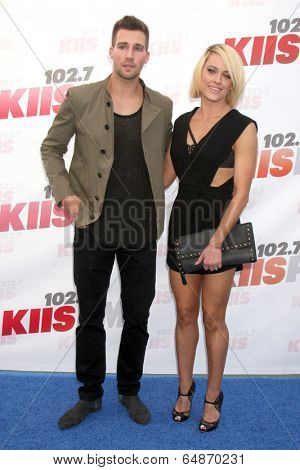 LOS ANGELES - MAY 10:  James Maslow, Peta Murgatroyd at the 2014 Wango Tango at Stub Hub Center on May 10, 2014 in Carson, CA