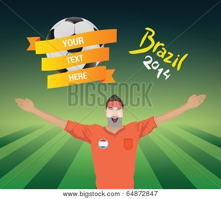 Dutch football fan 