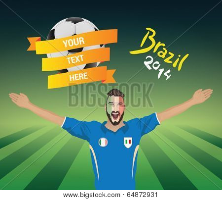 Italian football fan 