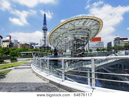 Nagoya landmark, Japan city skyline with Nagoya Tower daytime