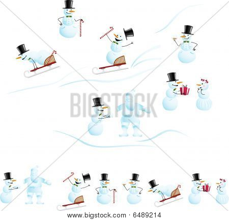 Schneemann Weihnachten