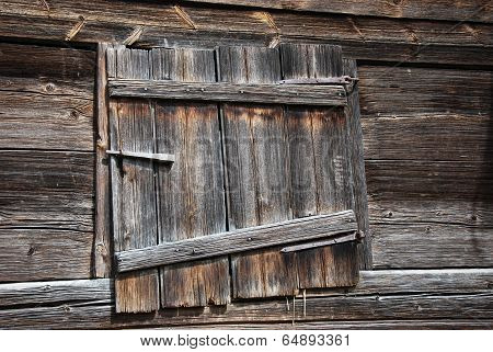 Weathered Barn Door.