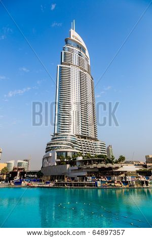 Address Hotel In The Downtown Dubai Area Overlooks The Famous Dancing Fountains