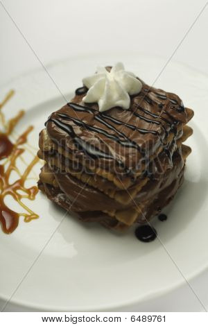 biscuit chokoladekage