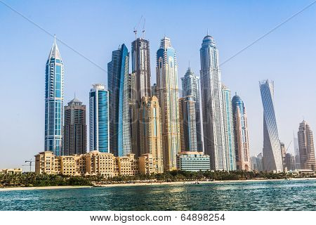 Dubai Marina Cityscape, Uae