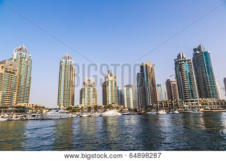 Dubai Marina Cityscape, Uae