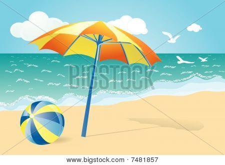 Sommerferie baggrund