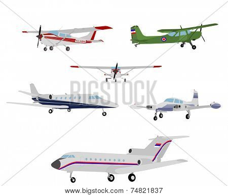 airplanes illustration