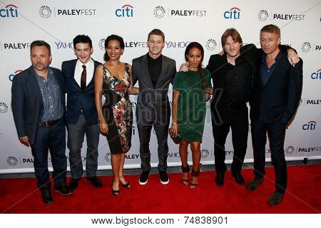NEW YORK-OCT 18: The cast of 