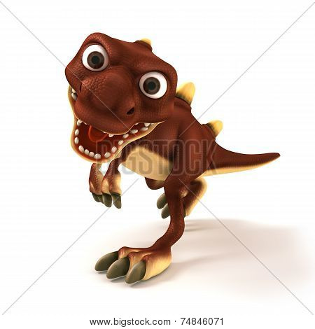 Dinosaurus looking mad