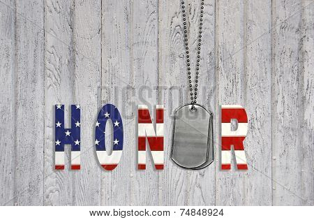 military dog tags with honor