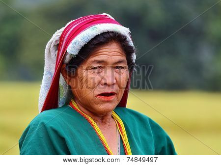 Woman from the Hill Tribe in Chiang Mai, Thailand