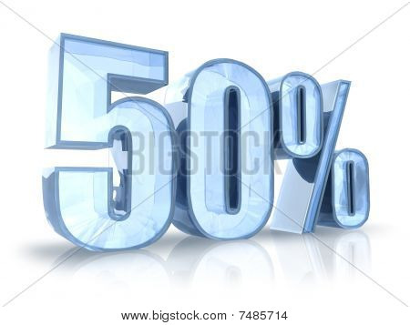 얼음 50 %