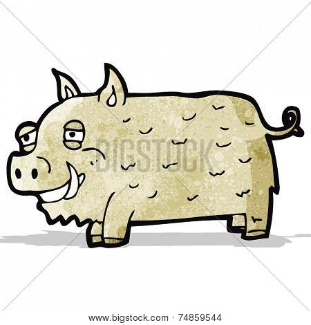 cartoon boar