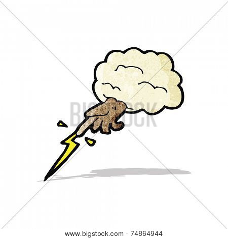 cartoon hand of god