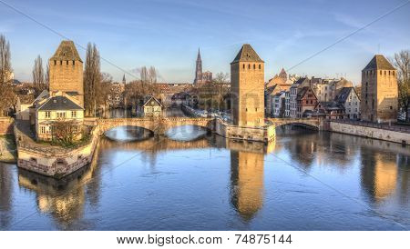 Ponts Couverts In Strasbourg