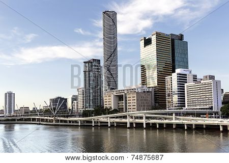 Brisbane Cityscape by the Brisbane River
