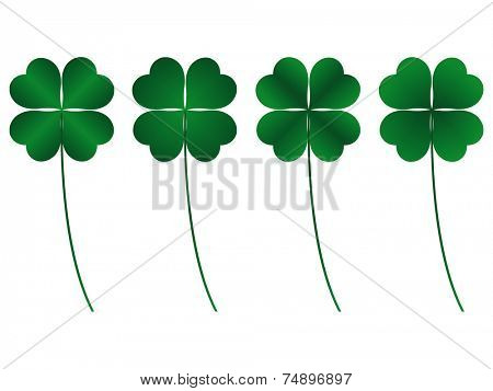 clover four leafs, luck and fortune
