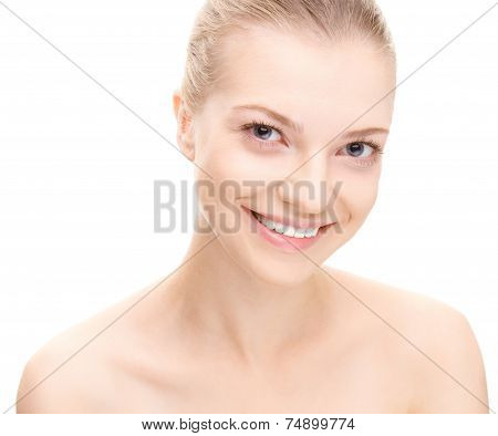 Young beauty woman portrait