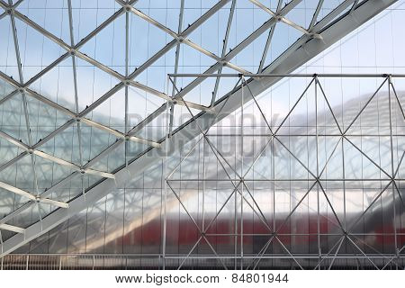 background of modern construction