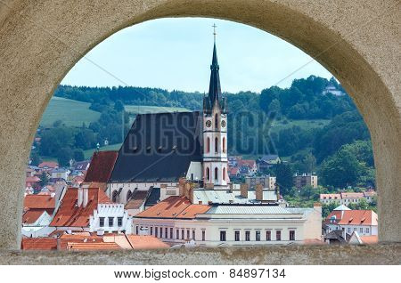 St. Vitus Church In Cesky Krumlov (czech Republic)