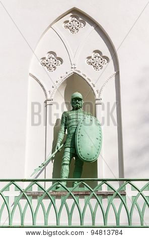 Sculpture Of Medieval Russian Warrior