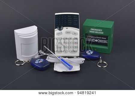 Security Alarm Systems. Industrial Or House Alarm
