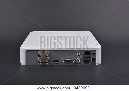 Digital Video Recorder and video surveillance camera.