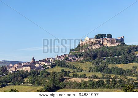 Village Severac-le-chateau In France