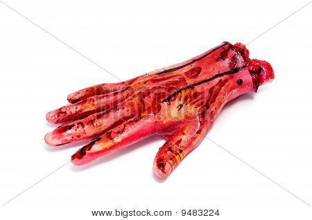 Halloween je amputována ruka