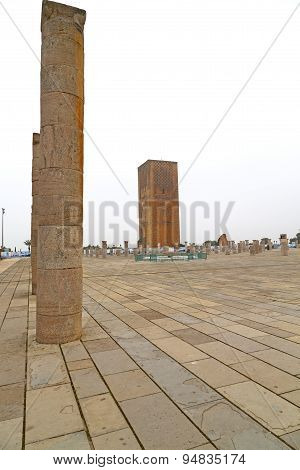 The   Chellah  In Morocco Africa       Old  Monument And Site
