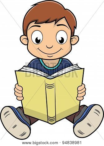 Boy reading