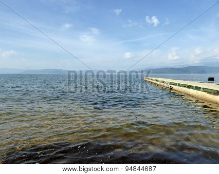 Picture of a Lake PrespaMacedonia View from Pretor